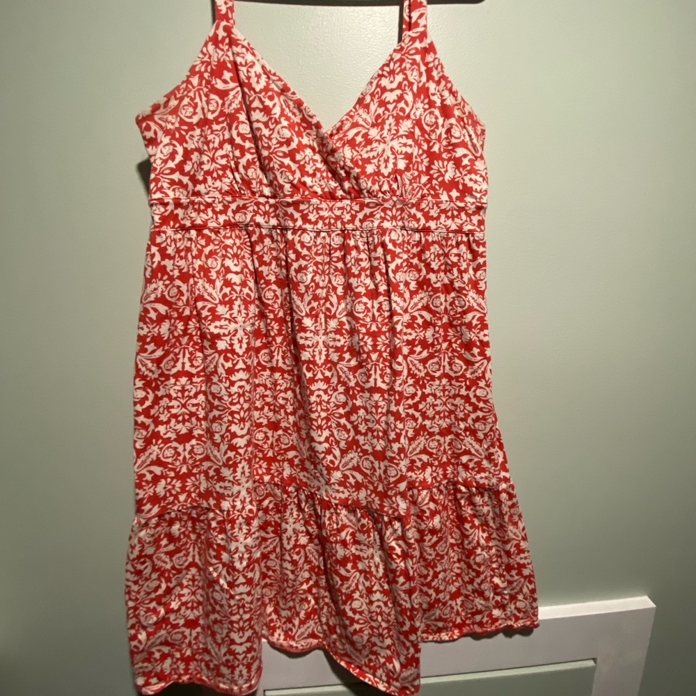 Loft floral midi dress